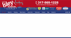 Desktop Screenshot of isleyplumbing.com